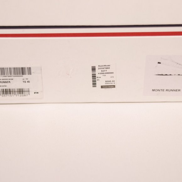 Moncler Monte Runner Size 45 Grey - Picture 2 of 5